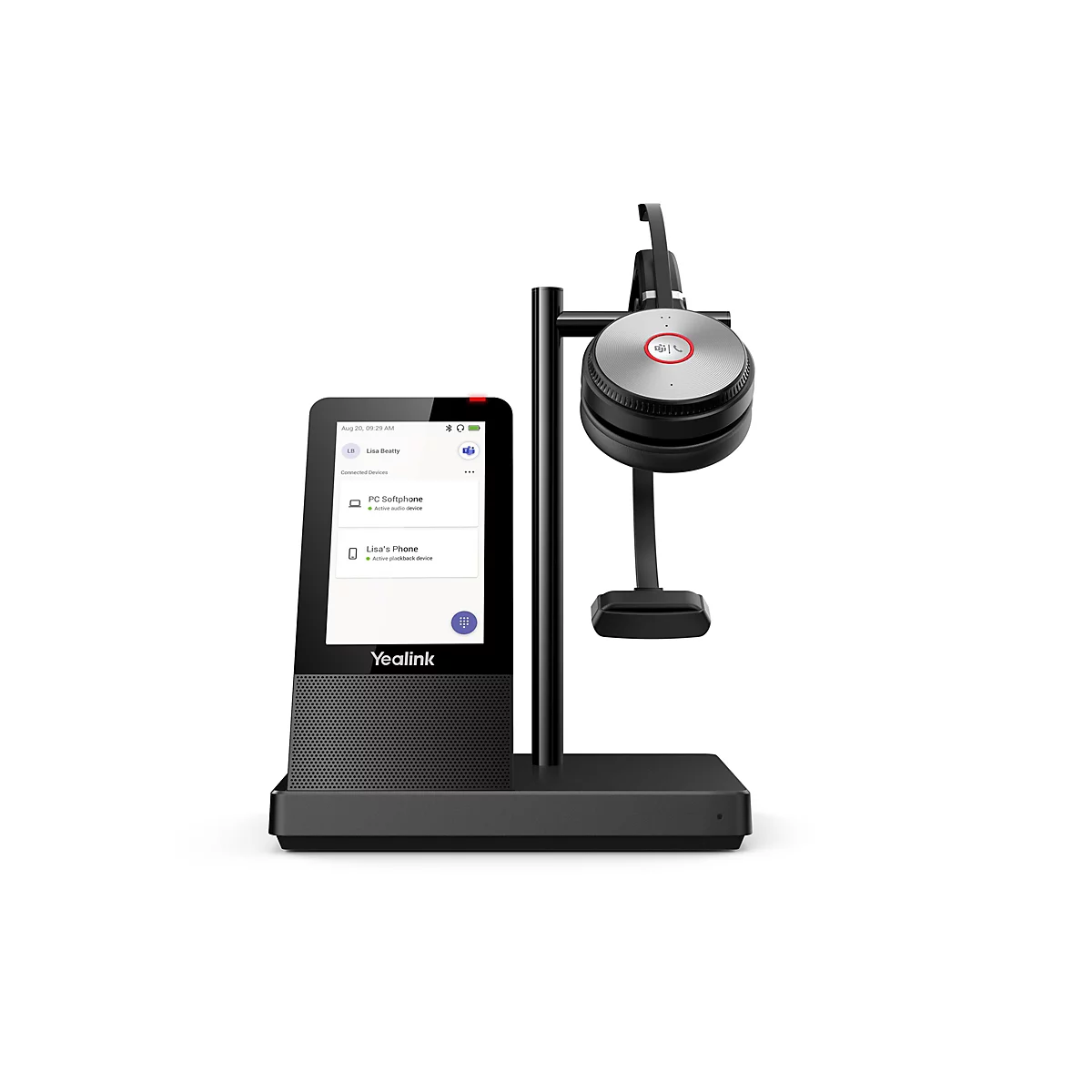 Yealink WH66 Mono X - Headset - ohrumschließend - DECT - kabellos - UC-zertifiziert