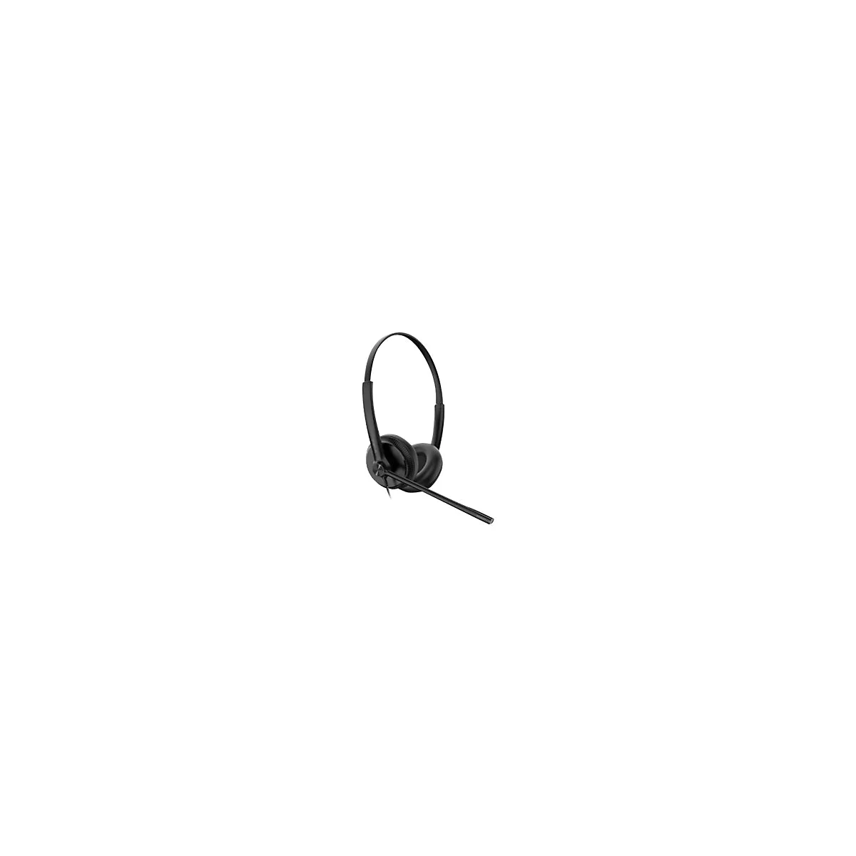 Yealink YHS34 Dual - Headset - On-Ear - kabelgebunden - Quick Disconnect - Schwarz