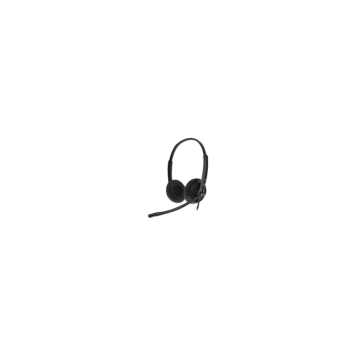 Yealink YHS34 Dual - Headset - On-Ear - kabelgebunden - Quick Disconnect - Schwarz