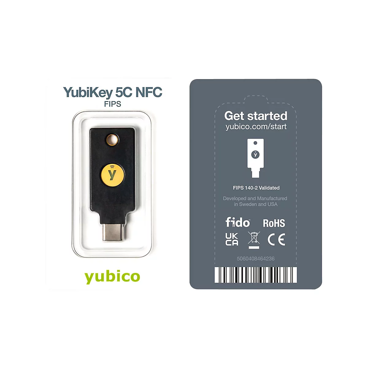 Yubico YubiKey 5C NFC FIPS - USB-C Sicherheitsschlüssel
