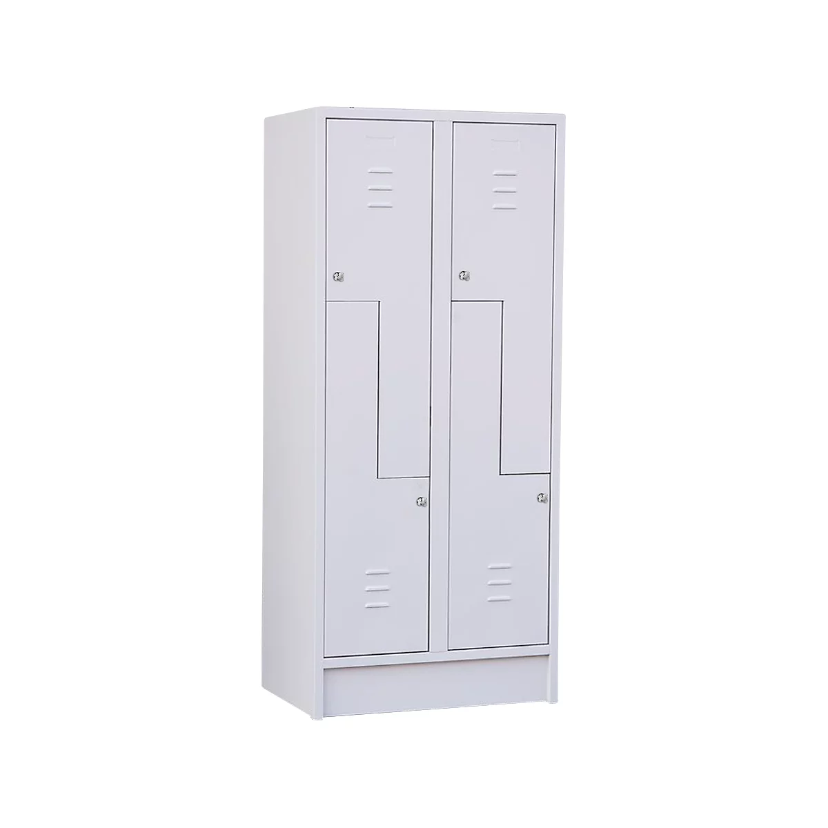 Z-Schrank, mit 4 Abteilen, Zylinderschloss