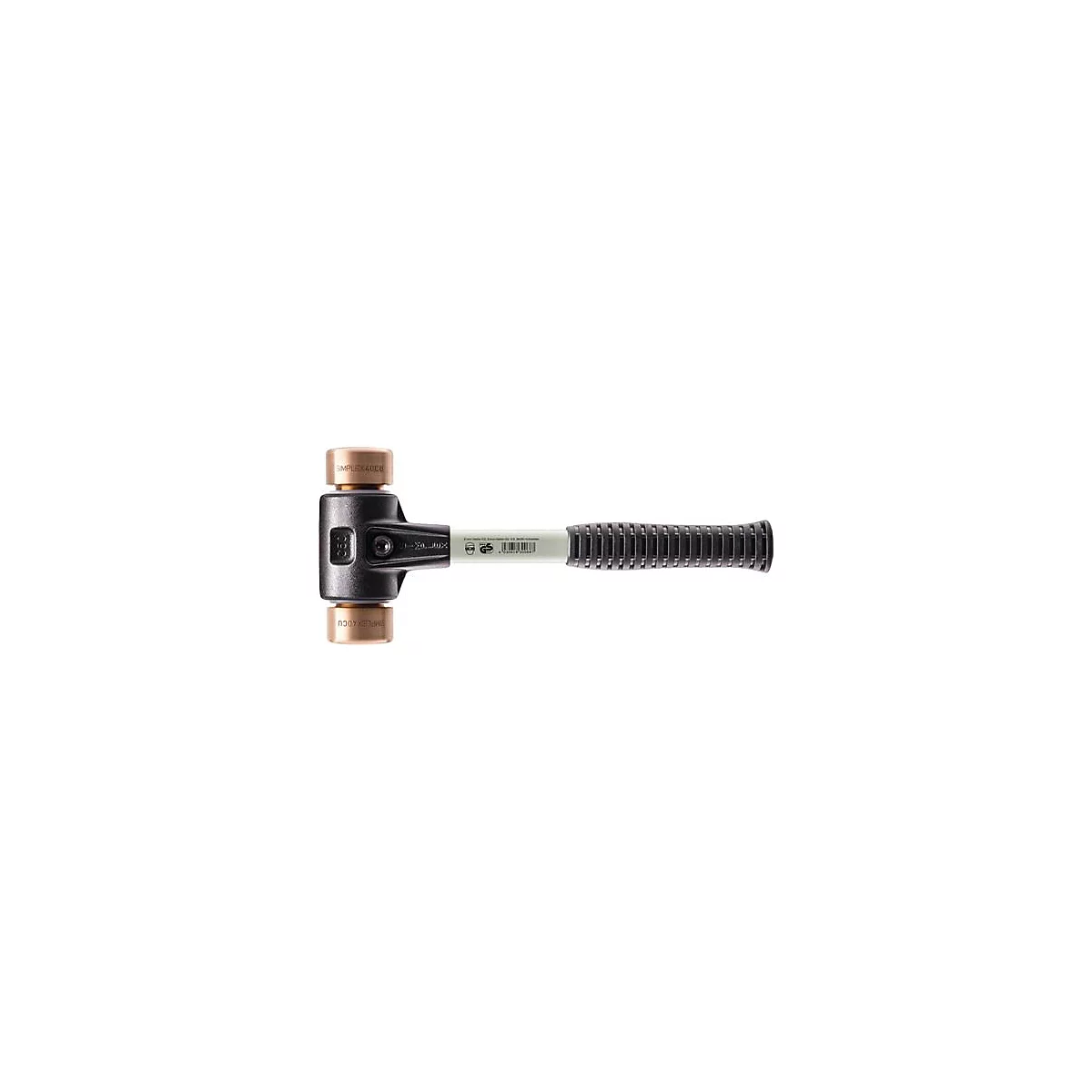 Zachte hamer SIMPLEX L.330mm kop-D.40mm hard