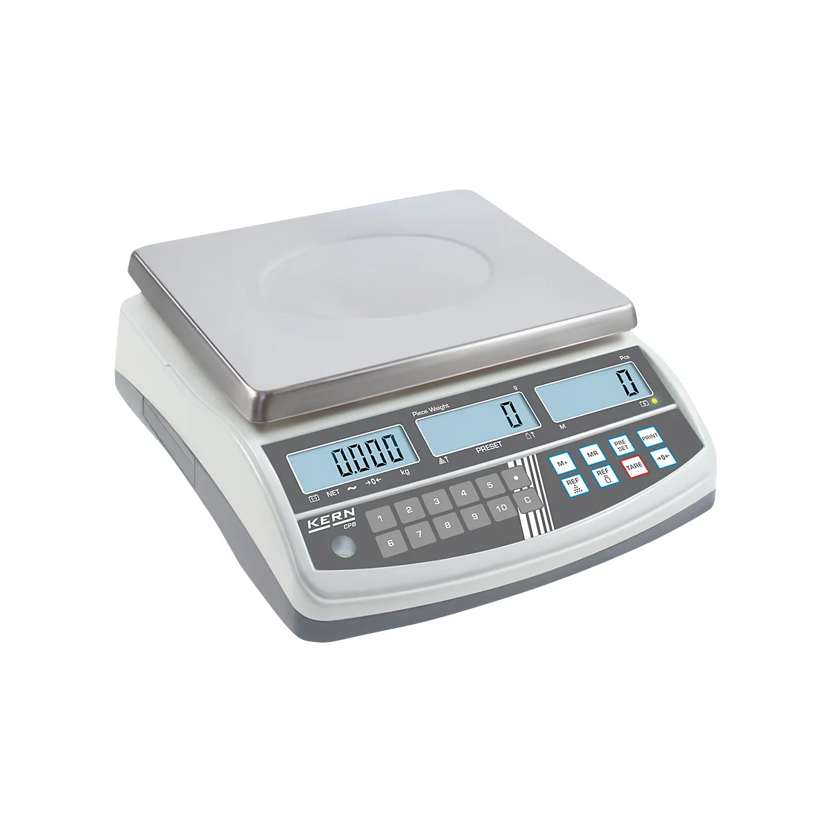 Zählwaage CPB, 3 Displays, PRE-TARE-Funktion, Zählsummenspeicher, Wägebereich max. 30 kg