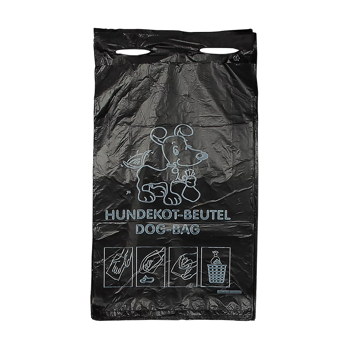 Zakjes voor hondenpoep, zwart, 2000 stuks