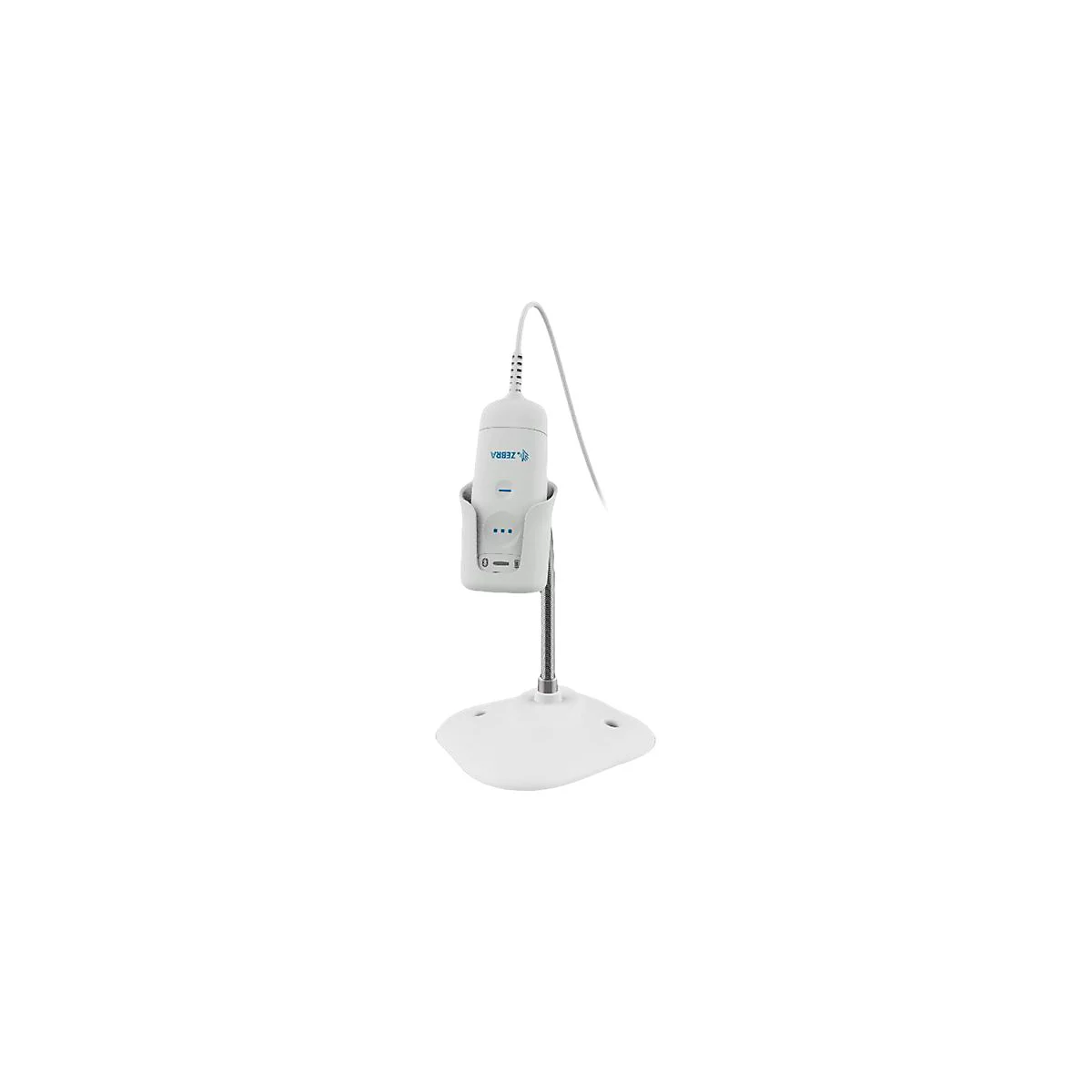 Zebra - Schwanenhals-Halterung für Barcode-Scanner - Healthcare White - für Zebra CS60-HC