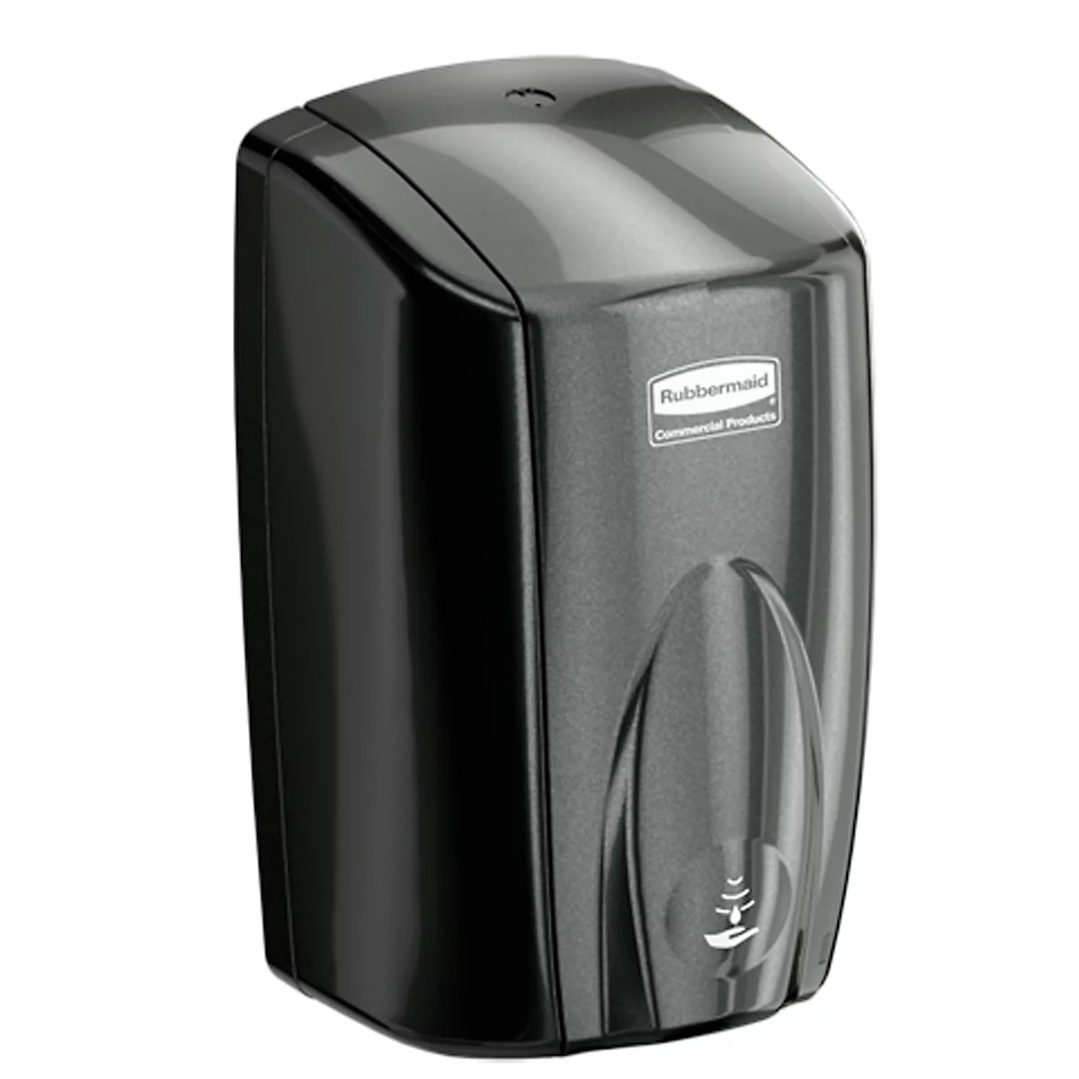 Zeep- en ontsmettingsdispenser Rubbermaid AutoFoam, sensorgestuurd, 500 ml, L 140 x B 133 x H 253 mm, kunststof, zwart