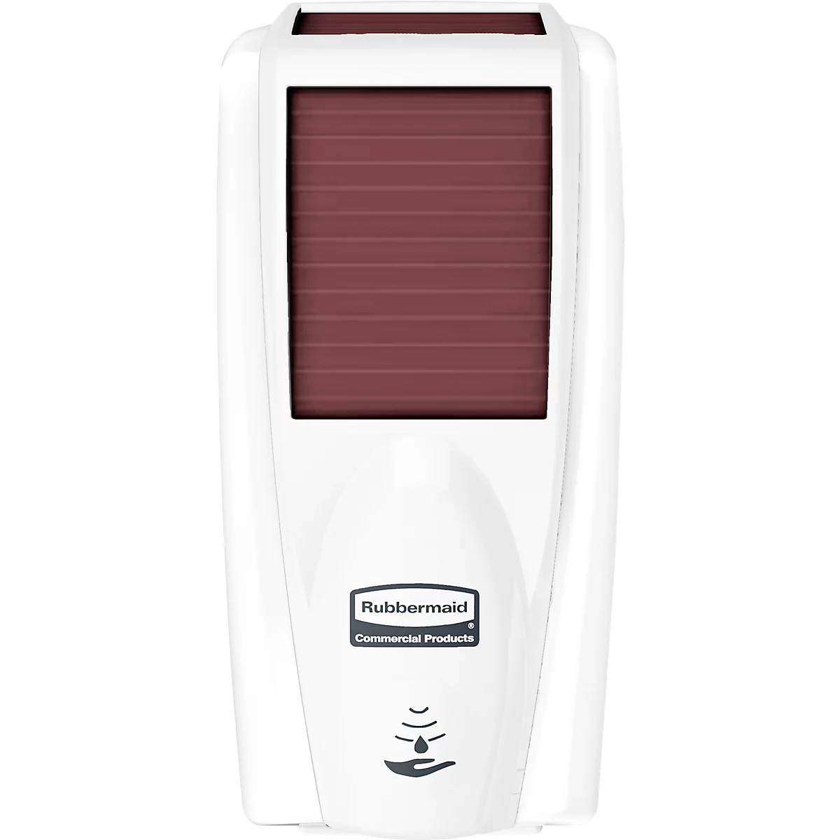 Zeep- en ontsmettingsdispenser Rubbermaid LumeCel, AutoFoam, 1100 ml, lichtbediend, automatisch &amp; aanraakvrij, voor wand/stand, wit