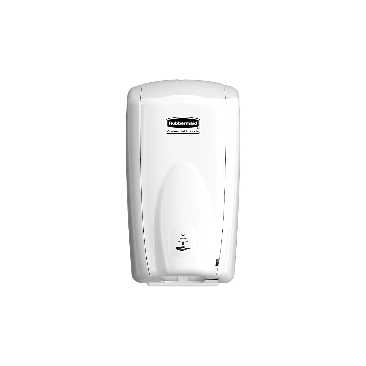 Zeep- en ontsmettingsmiddeldispenser Rubbermaid AutoFoam, sensorgestuurd, 500 ml, L 140 x B 133 x H 253 mm, kunststof, wit