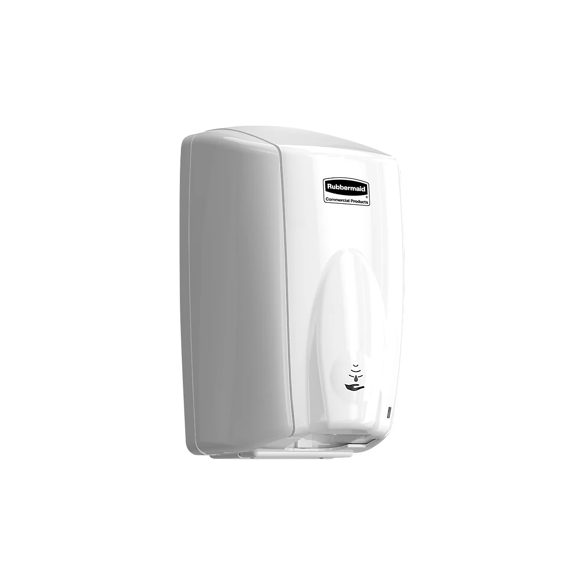 Zeep- en ontsmettingsmiddeldispenser Rubbermaid AutoFoam, sensorgestuurd, 500 ml, L 140 x B 133 x H 253 mm, kunststof, wit