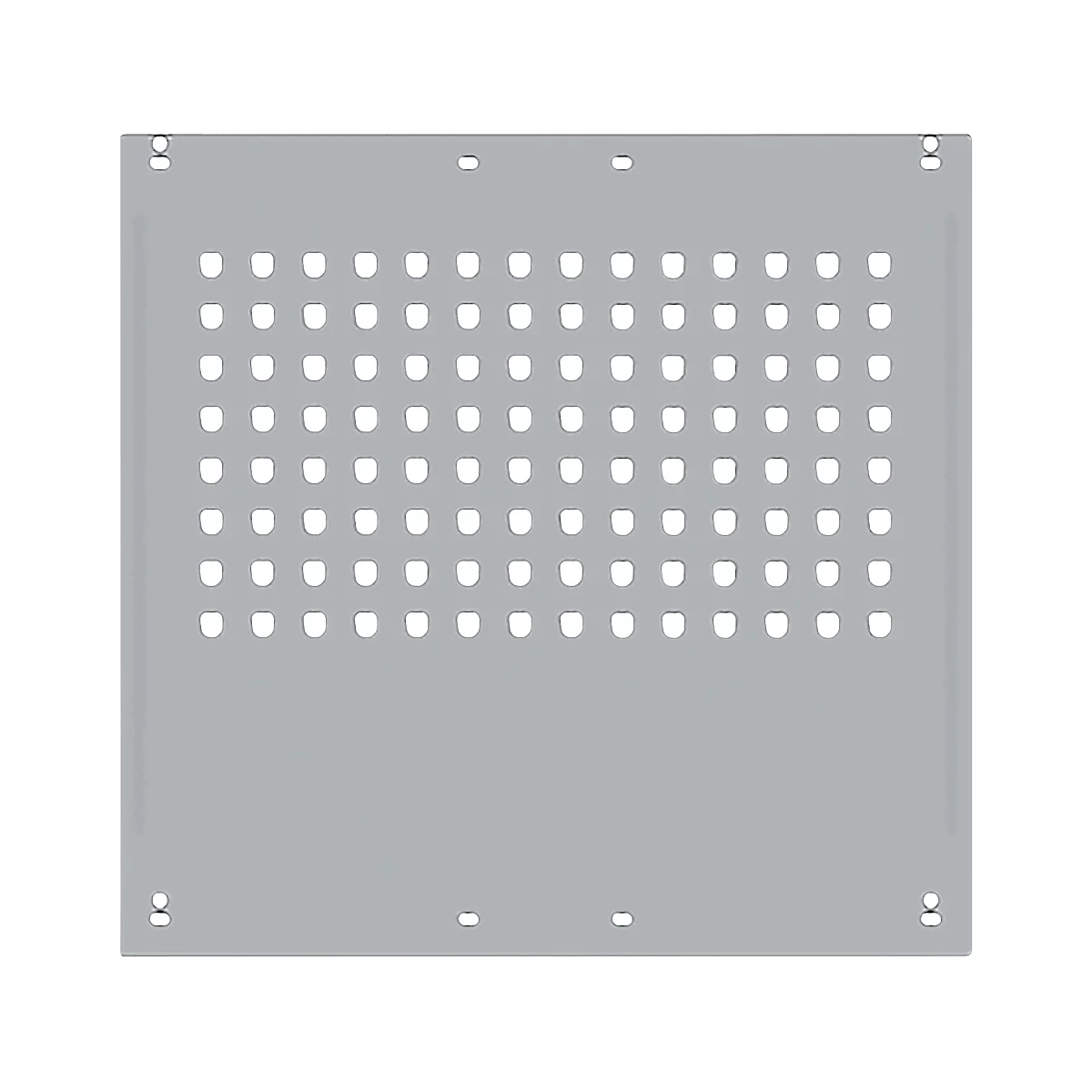Zijpaneel, voor werktafels universeel speciaal/ergo, voor diepte 800 mm, B 592 x H 628 aluminium zilver RAL 9006