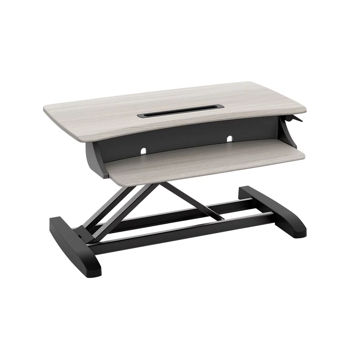 Zit-sta bureauhulpstuk ergotron® WorkFit-Z Mini, in hoogte verstelbaar, tot 11,4 kg, werkblad & toetsenbord lade, geïntegreerd kabelmanagement