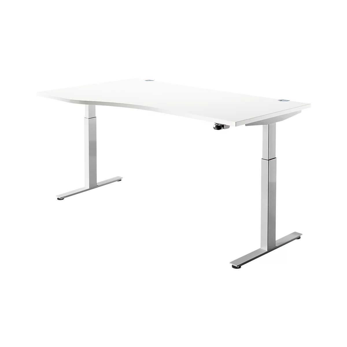 Zit-/stawerkplek, aanbouw links, B 1800 mm, wit 