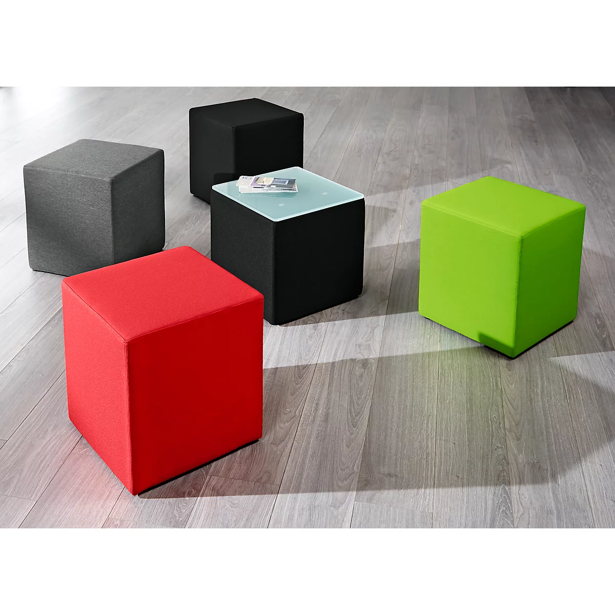 Zitkruk Wall In, B 410 x D 410 mm, rood