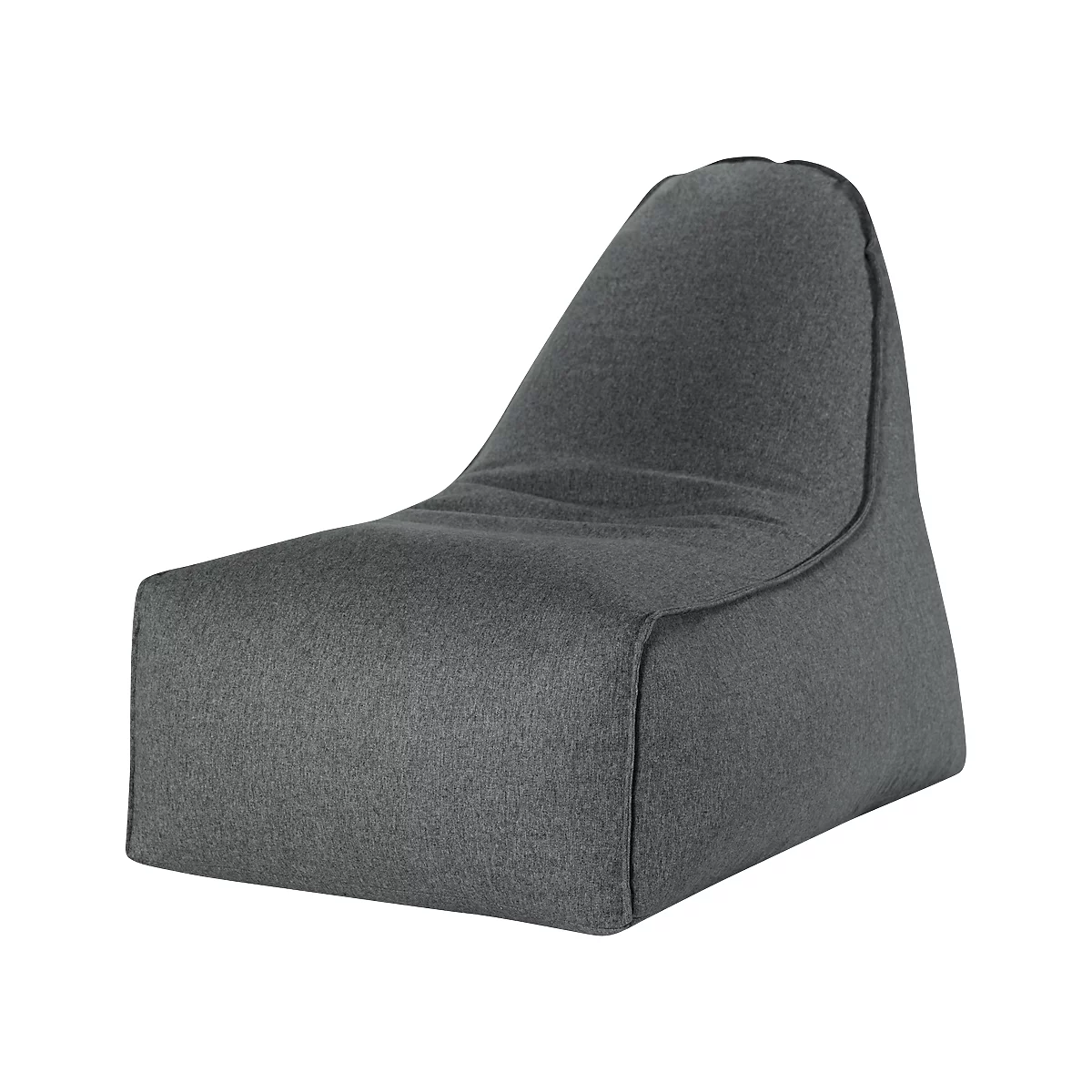 Zitzak BOOGIE WOOGIE, viltimitatie, antraciet , B 700 x D 1000 x H 800 mm