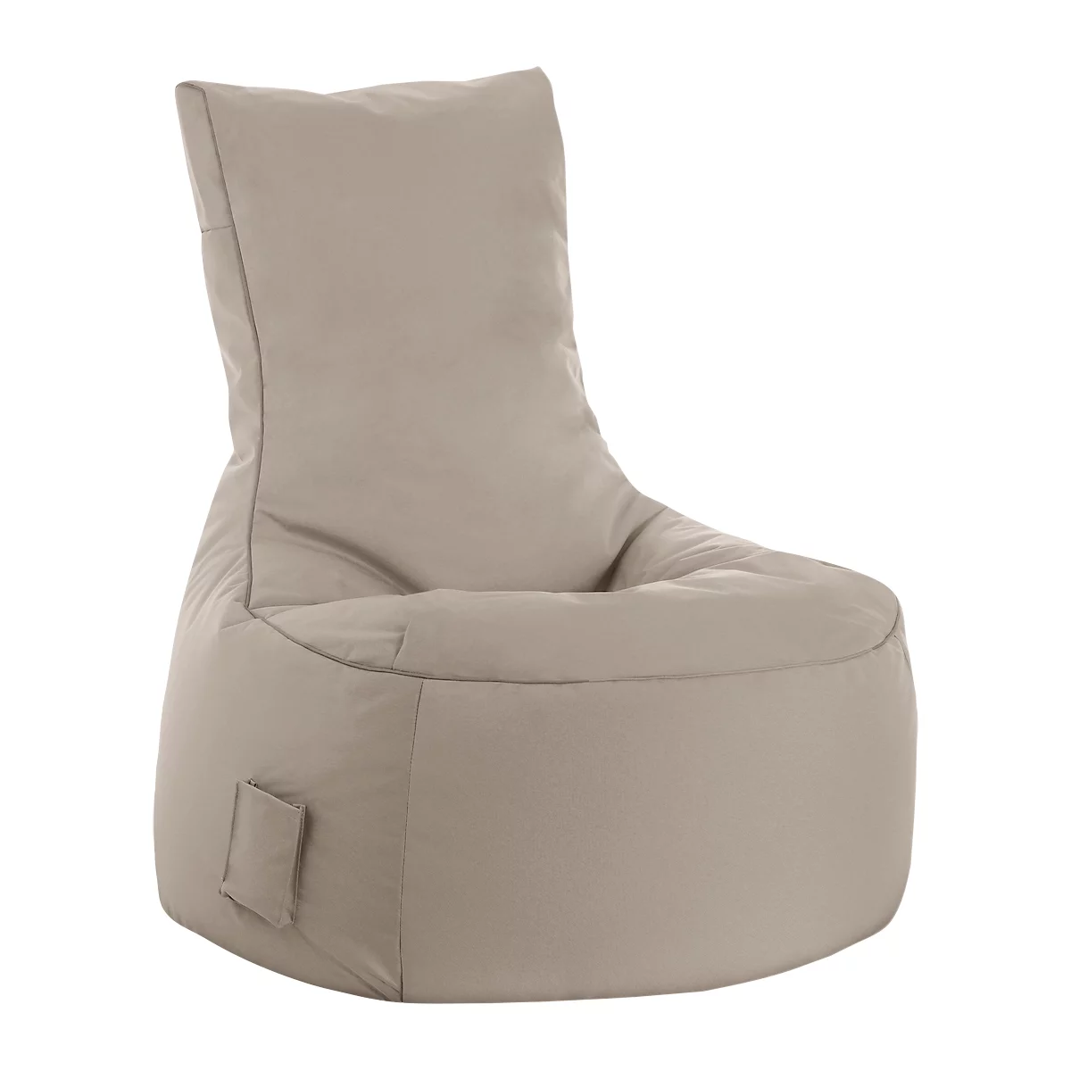 Zitzak swing scuba®, 100% polyester, wasbaar, B 650 x D 900 x H 950 mm, kaki