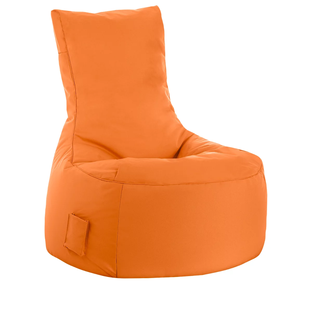 Zitzak swing scuba®, 100% polyester, wasbaar, B 650 x D 900 x H 950 mm, oranje