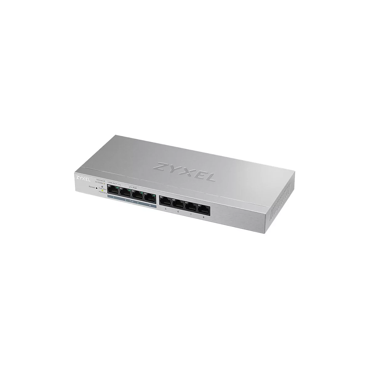 Zyxel GS1200-8HP v2 - Switch - 8 Anschlüsse - managed