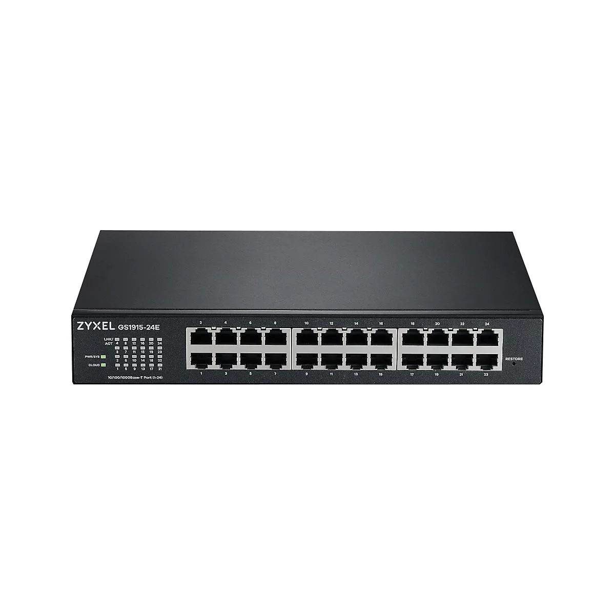 Zyxel GS1915 Series GS1915-24E - Switch - kompatibel mit NebulaFLEX - Smart - 24 x 10/100/1000 - Desktop, wandmontierbar