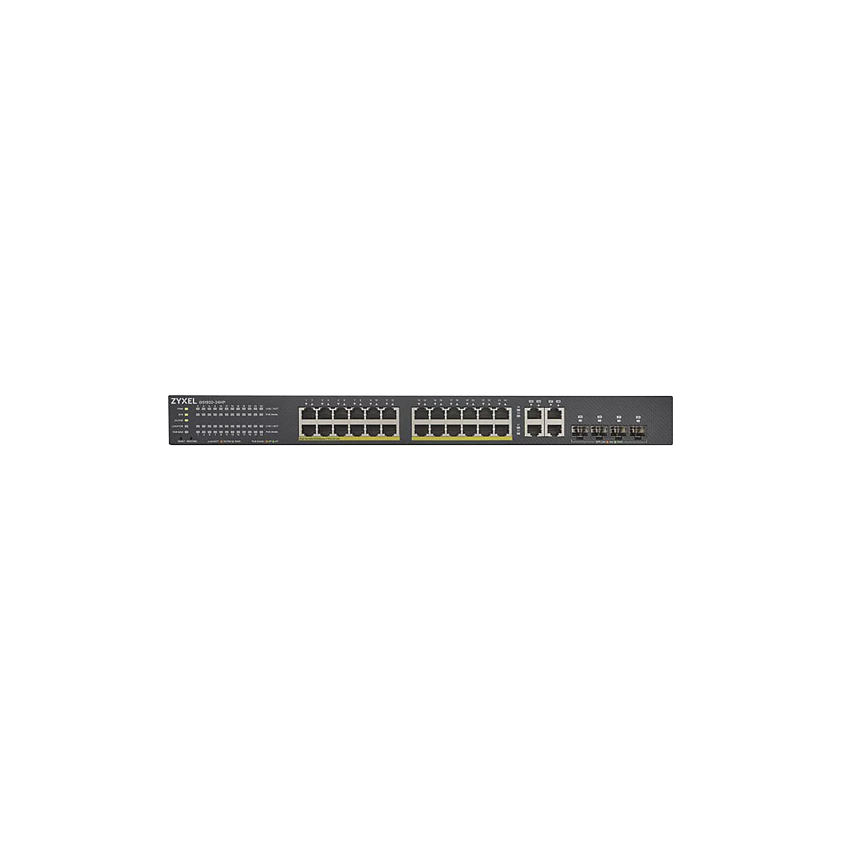 Zyxel GS1920-24HPv2 - Switch - 24 Anschlüsse - Smart - an Rack montierbar
