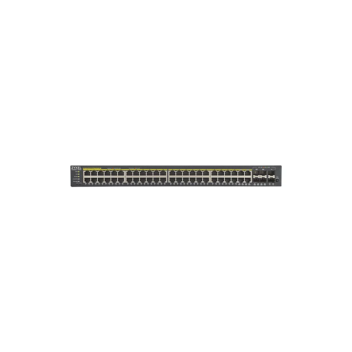 Zyxel GS1920-48HPv2 - Switch - Smart - 48 x 10/100/1000 (PoE+) + 4 x Kombi-Gigabit-SFP + 2 x Gigabit SFP - an Rack montierbar - PoE+ (375 W)
